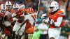 No. 6 Miami loses RB Marty Brown, WR Joshua Moore for rest of season because of injuries