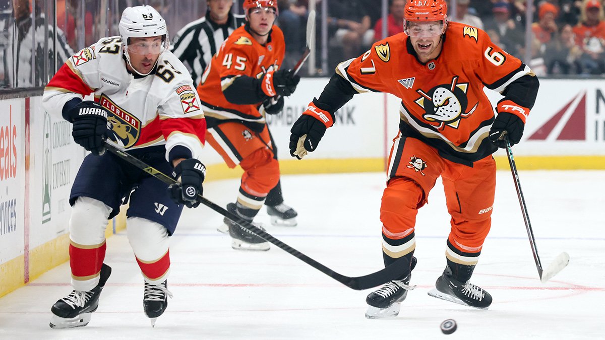 Brad Marchand scores in his season debut but Ducks beat Panthers 3-2