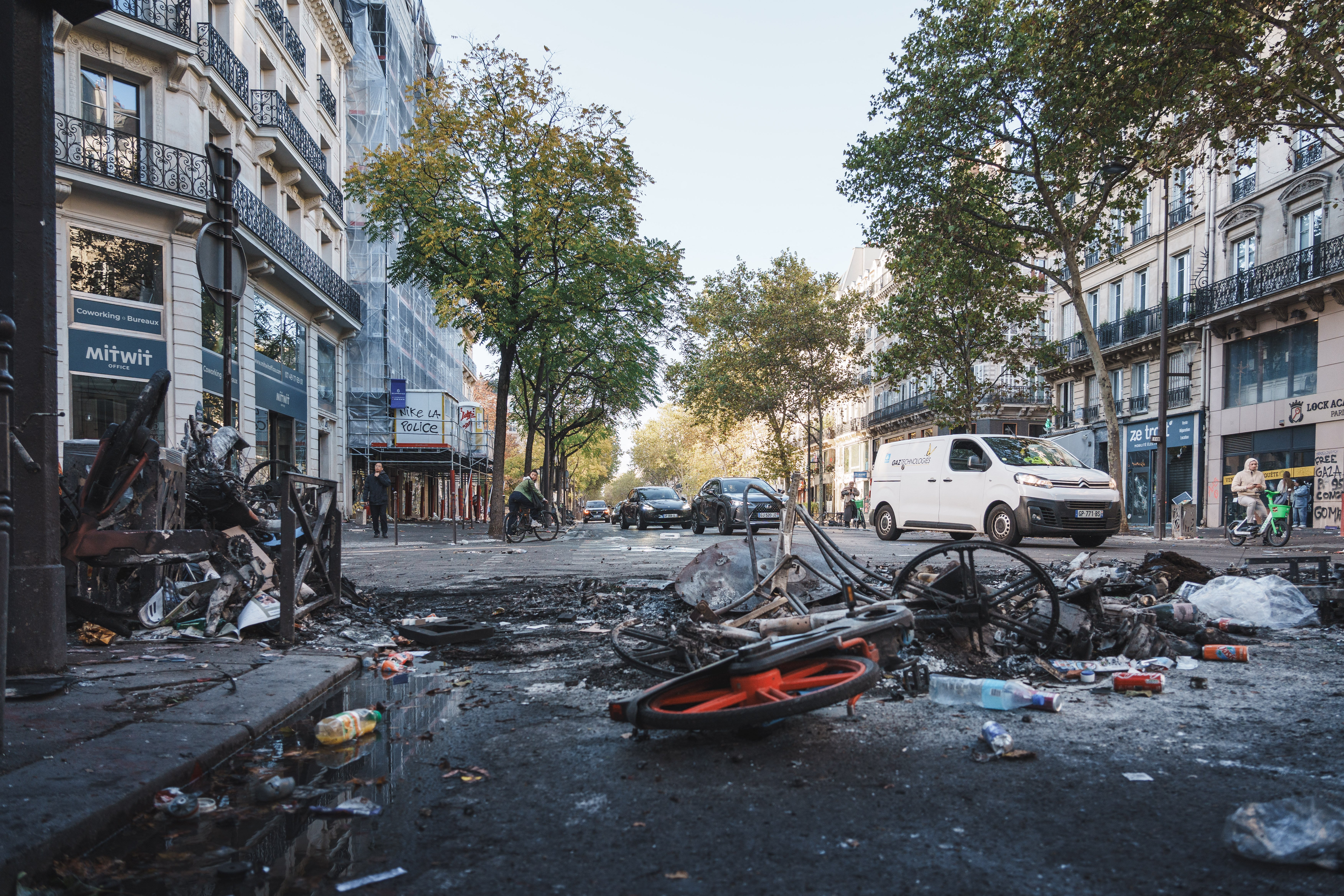 French police arrest 1,800 after violent clashes and looting mar protests