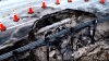 Water main break leaves gaping hole in road, disrupts traffic in Davie