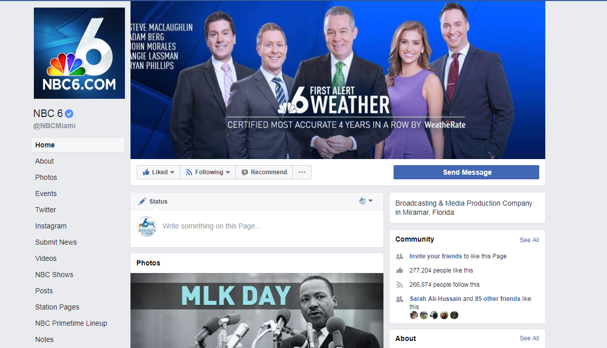 How To Keep Seeing NBC 6 In Your Newsfeed