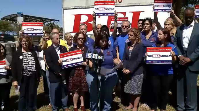 Teachers Union, Local Politicians Protest Arming Teachers