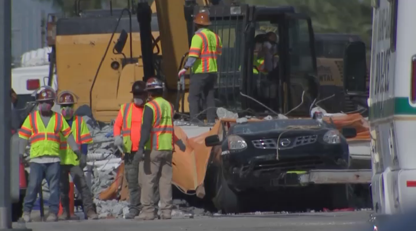 Final Victims Removed From Under Fallen Pedestrian Bridge