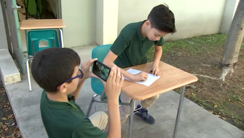 Aspiring Filmmakers at West Miami Middle Hosting Festival