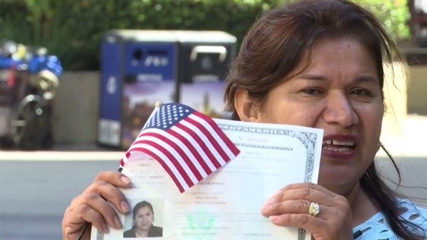 [NATL] Mother of 3, Who Cannot Read or Write, Earns US Citizenship