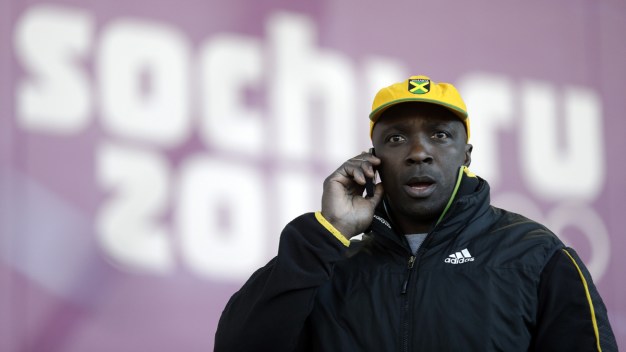jamaican bobsled team without equipment in sochi