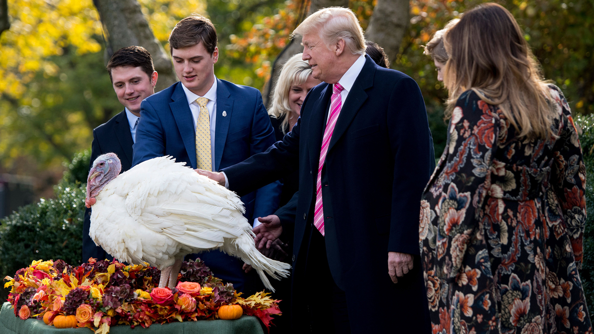Here Is the Menu for President Trump's Thanksgiving Dinner