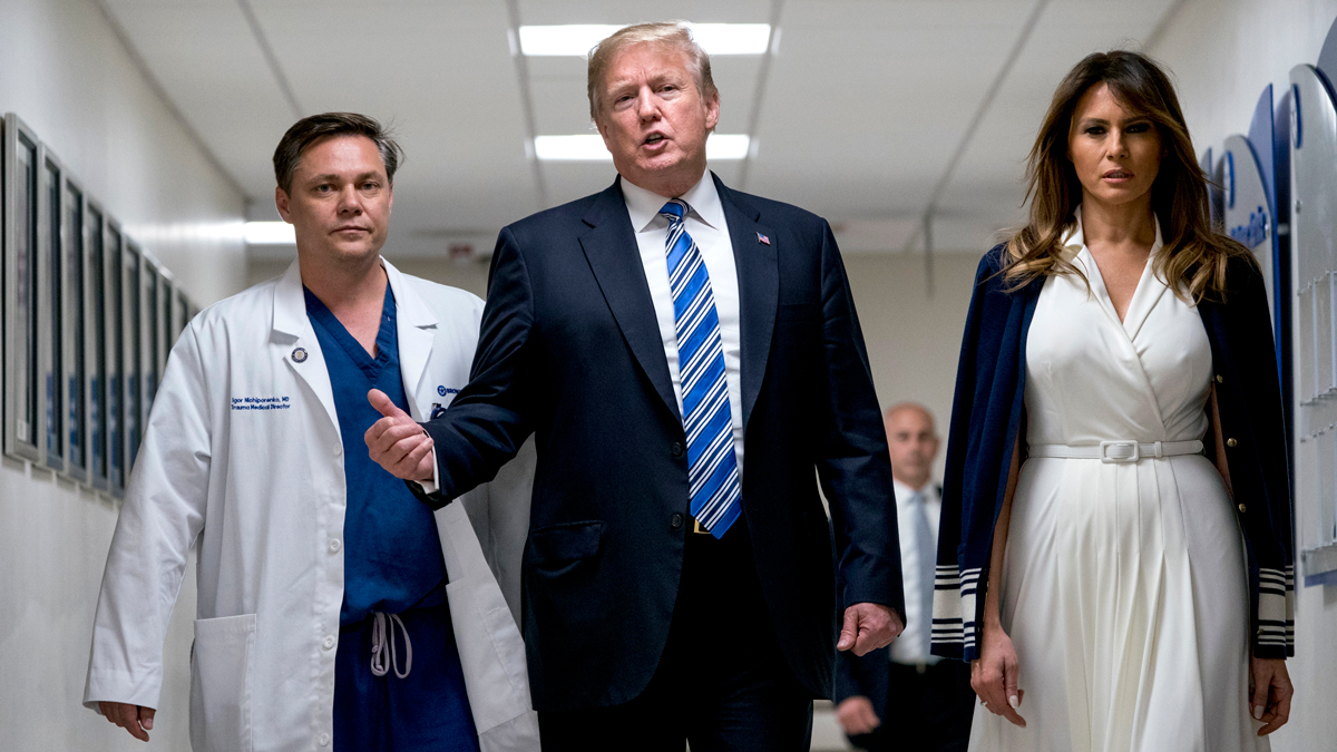 Trump Meets With Injured Victims of Parkland Shooting