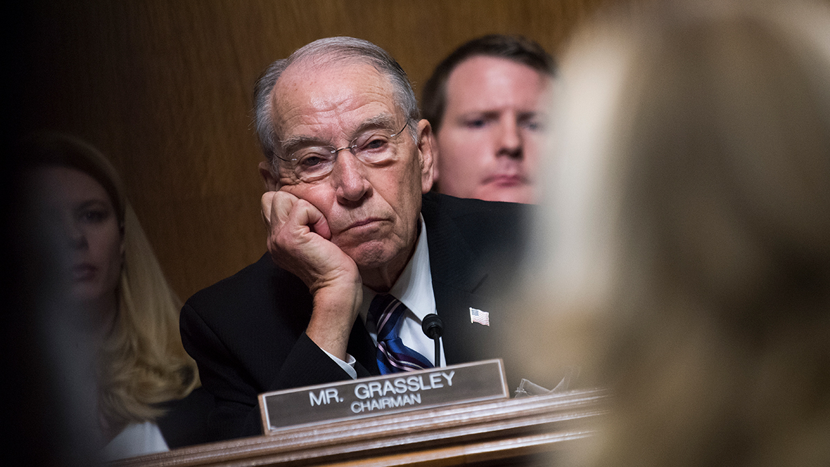 Sen. Grassley Opts to Cede Judiciary Committee Chairmanship