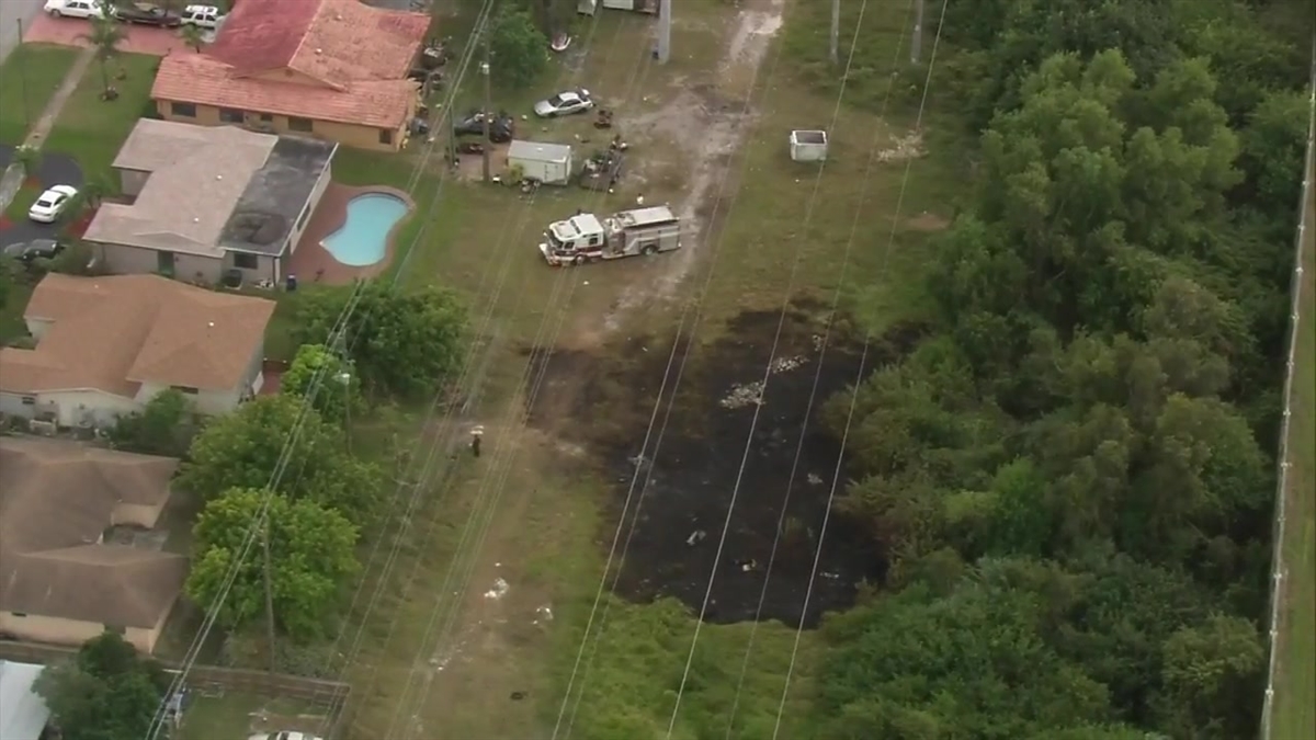 Fire Crews Working to Extinguish Lauderhill Brush Fire