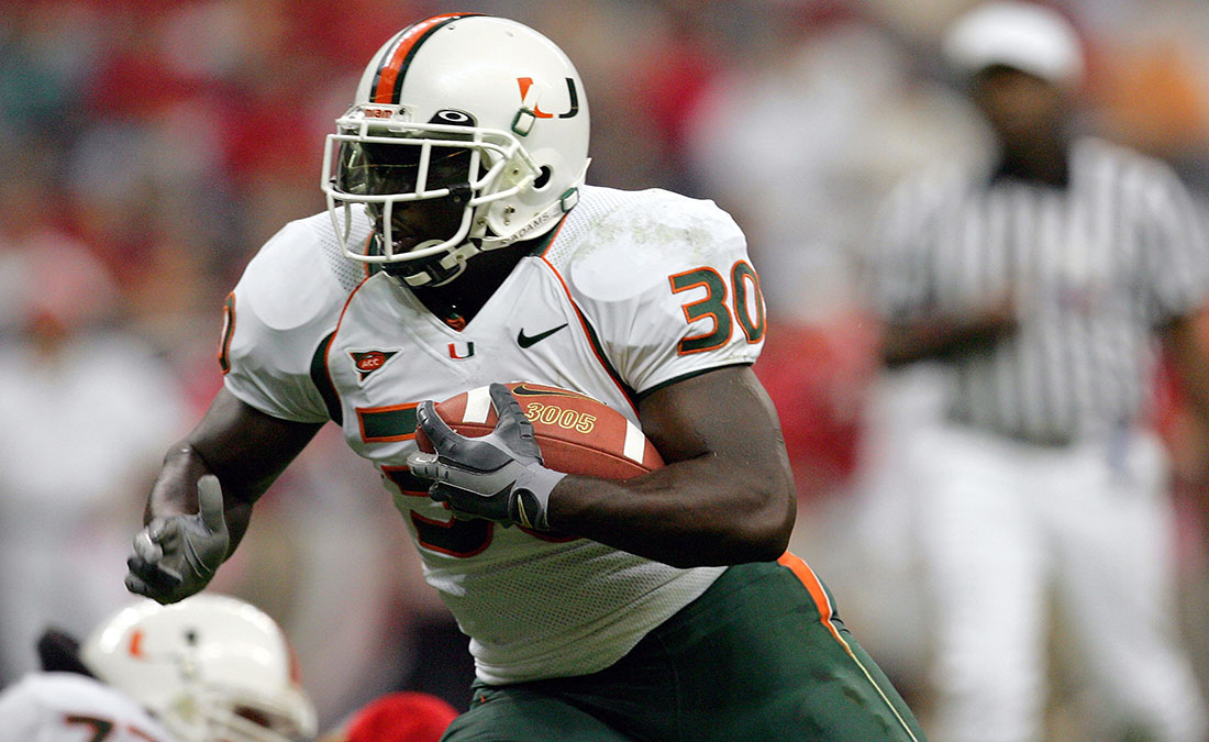 Former Miami Hurricanes RB Tyrone Moss Dies at 33