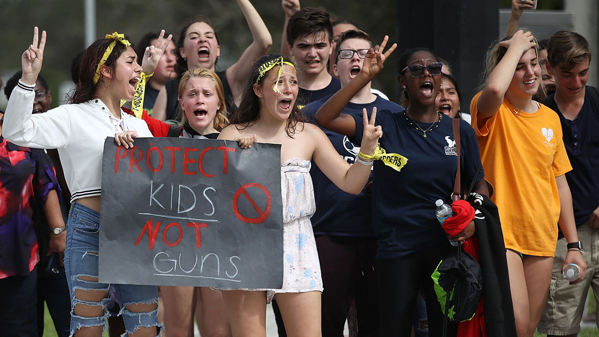 Students Protest Gun Violence With School Walkouts
