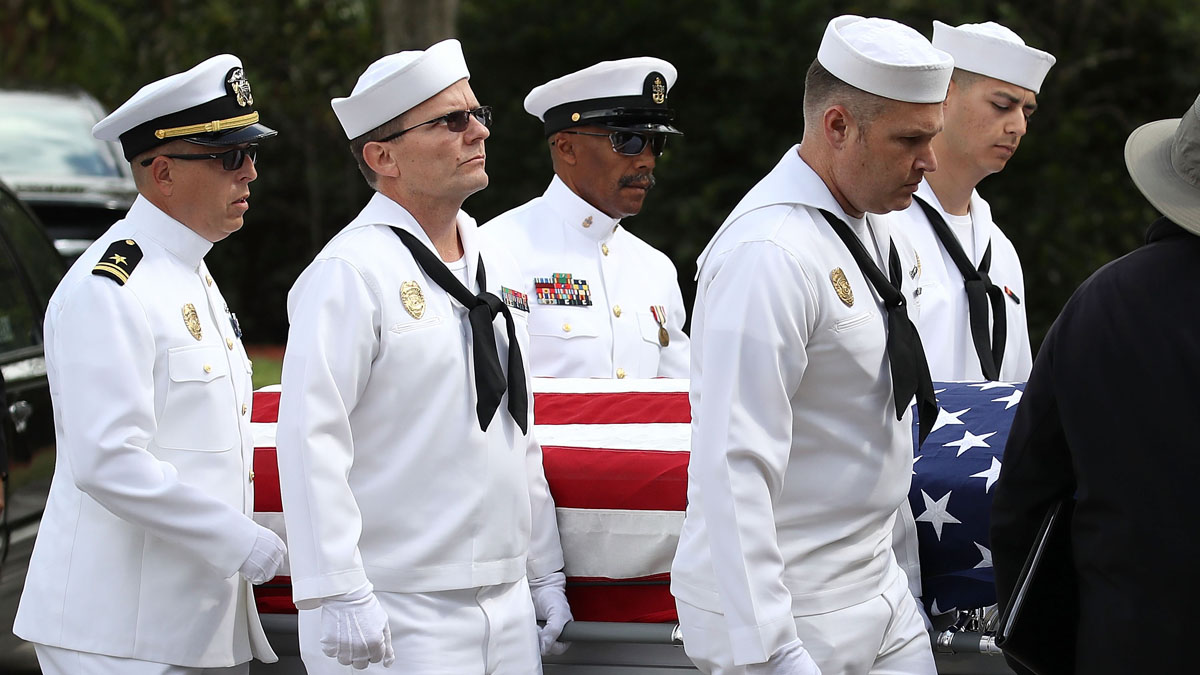 Funeral, Military Burial for Stoneman Athletic Director