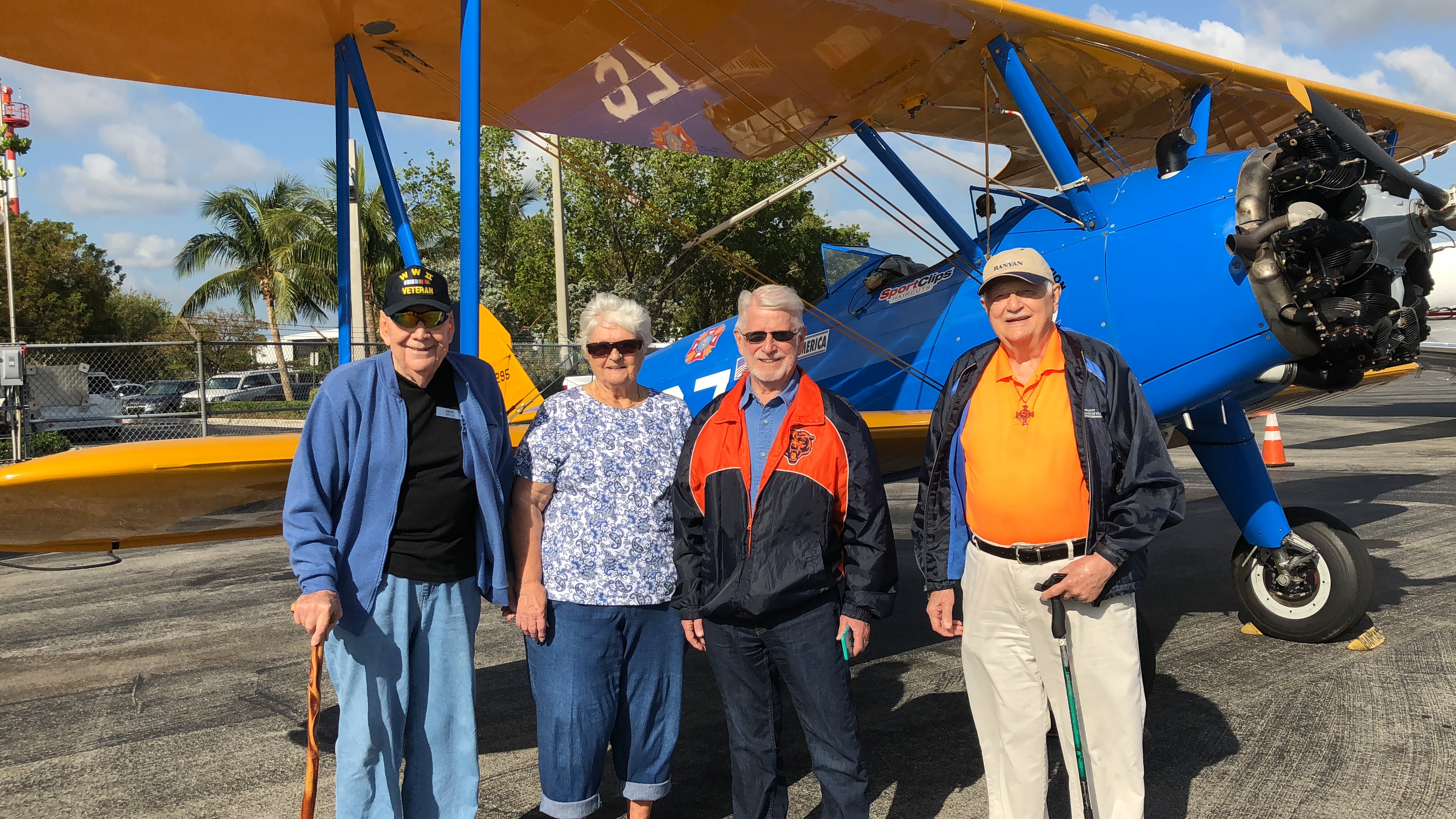 South Florida Veterans Fly in Vintage War Plane