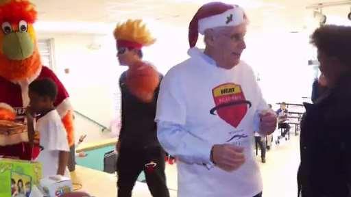 Miami Heat Distribute Toys For Holidays