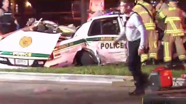 Two Miami-Dade Cops Injured In Separate Crashes