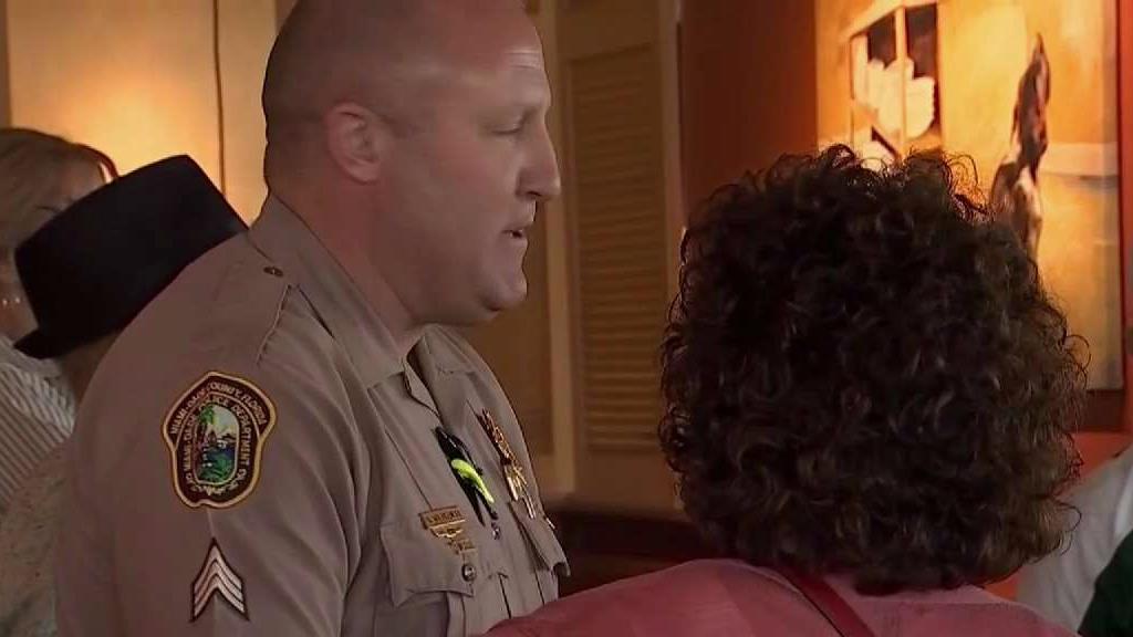 South Florida Residents Enjoying 'Coffee With a Cop'