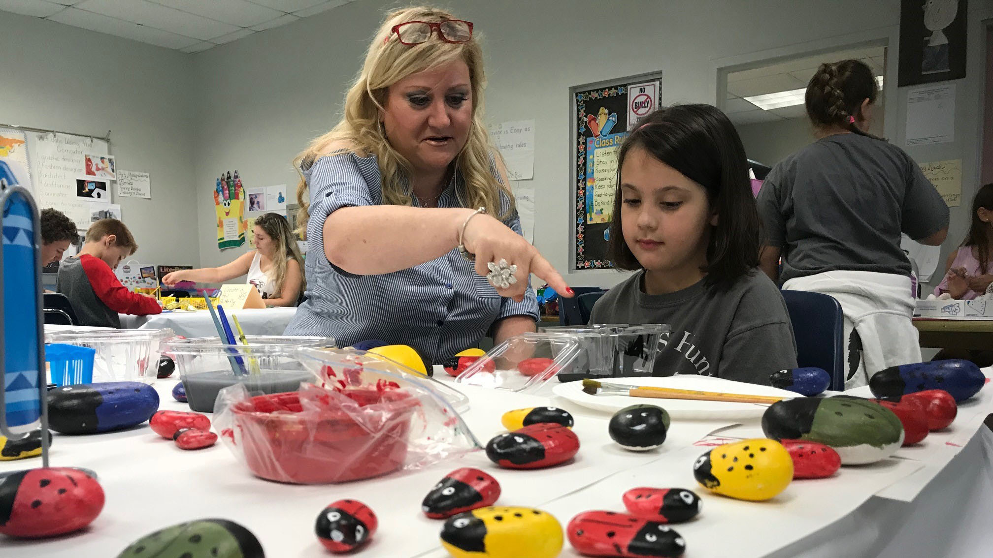 Coral Springs Teacher Building Meditative Space for Students