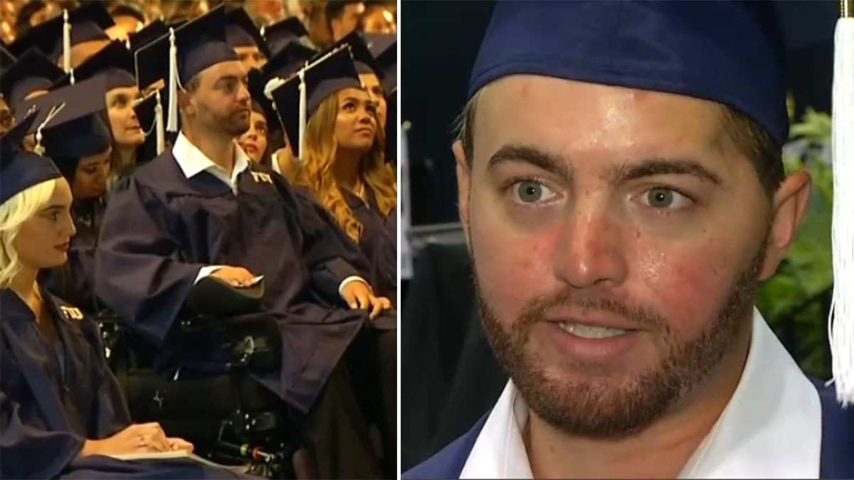 'I'm Feeling Great': Crash Survivor Graduates From FIU